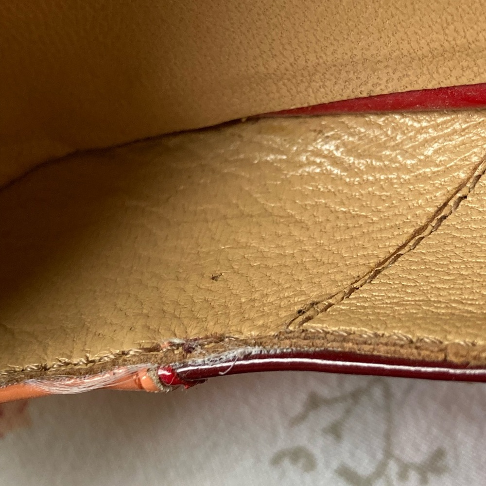 Miu Miu Naplak Patch In Red And Pink Color Way - … - image 8